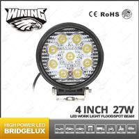Wining 27W Led Driving Light, 4'' Car Led Lamp 27W, Led Work Light Marine Searchlight