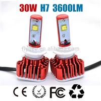 DC12V Xenon White 30W 40W 3000LM 3200LM Car Head light, H1 H7 9005 9006 Car LED Headlight