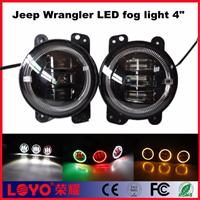 New Arrival, 4inch 30W 2800LM LED Jeep fog light with halo DRL for JK