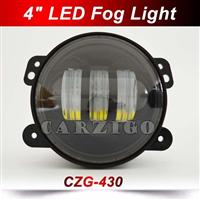 CZG-430 4" 30W led fog lights for harley 4 inch round led fog lamps for Jeep wrangler 4x4 off road ATV SUV truck