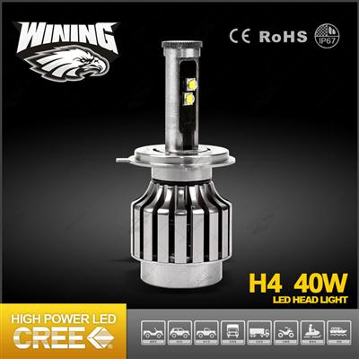 China Wholesale High Low 40w Led Motorcycle Headlight , Best Selling H4 Motorcycle Led Headlight