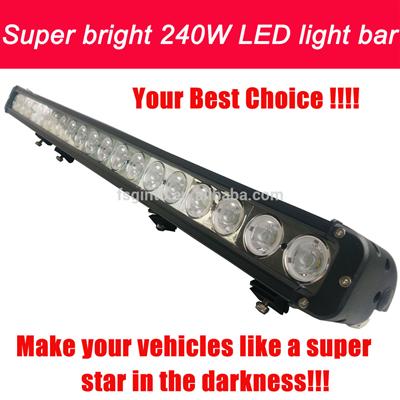NO MORE DARKNESS IN THE NIGHT!!! Super high intensity single row 240W 40'' off road led bar light, 40inch 10W LED bar light