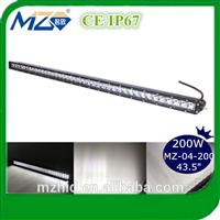 200W New arrive slim single row led light bar with CE certificate