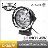 Wholesale 5Inch LED Headlight 45W Round LED Driving Light 45W Car LED Light Wining LED Work Light