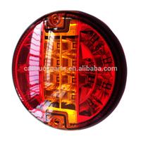 Hot Sale Parking Car 20leds Round Combination Tail Light 24v Trailer Indicator for truck tractors