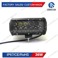 36W Off road led light bar for SUV car truck all vehicles spot beam