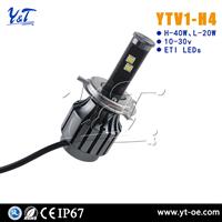 Factory 2016 newest 40w led headlight h1 h4 h7 h8 h9 h11 9005 9006 car all in one led headlight