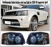 Range*rover sport head lamp,Autobiography limited deition style head light for 2006 rangerover sport,r