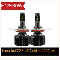 Factory 60W LED Bulbs Headlight P7 H13 4200lm Auto LED headlight 7th generation
