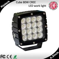 Fathers day gift !!! Work lamp EMC passed 80W for agriculture farm tractor,forest machine 12V 24V led lights work lamp