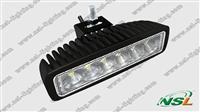 Factory Directly! Black car Auto parts 18W Slim led work light Accessories Auto Tractor off road light