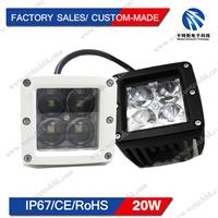 LED WORK LIGHT 20W off road led light to color mounting