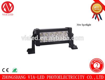 Flood Offroad SUV Car Boat Driving Lamp 4WD 36W LED Light Bar