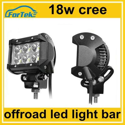 4" 18w cree led light bar car auxiliary fog lamp for jeep