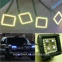 Waterproof Led Ring Light 12v Car Angels Eye Rings DC Red/Yellow/White Color
