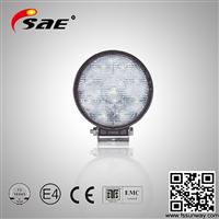 5inch 27w round led work light, offroad trucks 4x4 led round auxiliary driving lamp