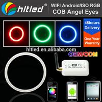 NEW design led rgb COB wifi color changing rf rgb cob angel eyes