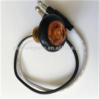 Amber Red White Side Marker Combination Clearance Light LED Amber Clear Lens