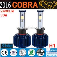 8-32V 30W 6000K 8000k high power led car headlight bulb