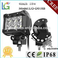 18W led light bar , CREE LED 18w Double row 4inch bar lights