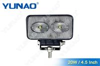 mini 20W Led work Light, IP67 rectangle lights for used tractor machine