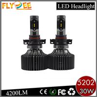 accessories in car 30W 4200 Lumen P7 7g 5202 h4 h7 h9 h11 led headlight replace halogen bulb