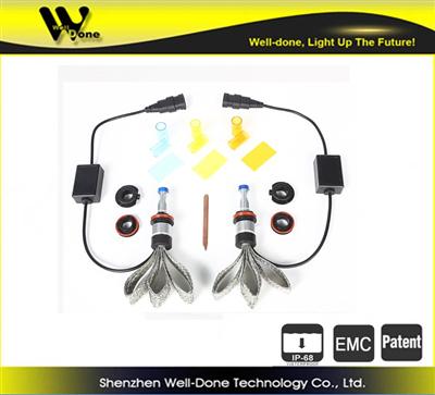 Oledone 24w h4 h7 car led headlight bulb , led headlight kit