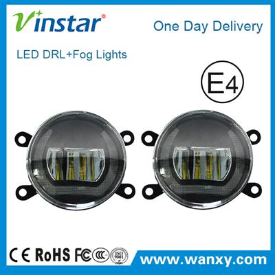 Wholesale CE E4 IP67 R87 auto daytime running lights with fog lamp