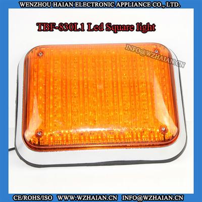 Amber square led ambulance lights