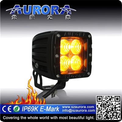High quality AURORA 2 inch amber led light off road work light