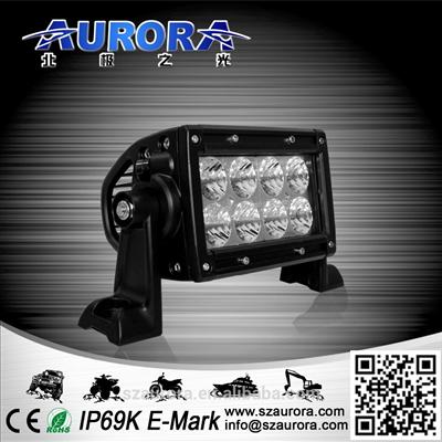 AURORA IP69K highest waterproof rating 4inch double row 40w led light bar offroad