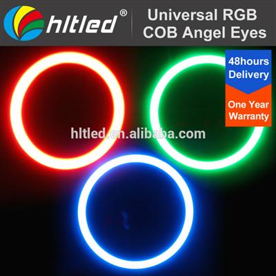 60mm/70mm/80mm/90mm/100mm/110mm/120mm/140mm RGB LED Angel eyes colors