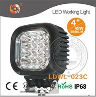 4 Inch 48W LED work light for jeep truck, agricultural, machine, heavy duty, boat, marine