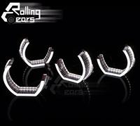 "LED SMD universal lights angel eyes circle ring U shape design for BMW E12 E21 E23 E24 E28 E30 E32 E34 E36 E38 E39 E46 E53 E60