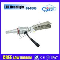 Hot wholesale superbright 6s led headlight 12v 40w led lamps car 9005 9006 h4 h7 led headlight bulbs