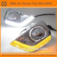 Hot Selling Car Specific LED Daytime Running Light for Toyota Vios Super Bright Vios DRL for Toyota Vios 2014 2015