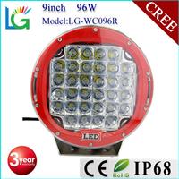 96W 9inch CR.EE LED Work Light Spot 12v Driving Fog Lamp Round For Offroad UTE 4WD