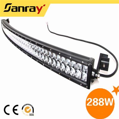 wholesale 288w cheap led light bars in china curved 288w led light bar