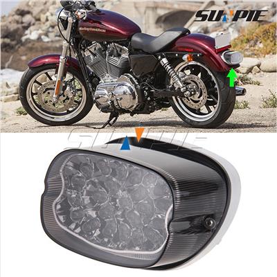 After Market! IP 67 tail lamp in Alibaba, Black brake light with 12 months warranty, Harley accessories for Harley
