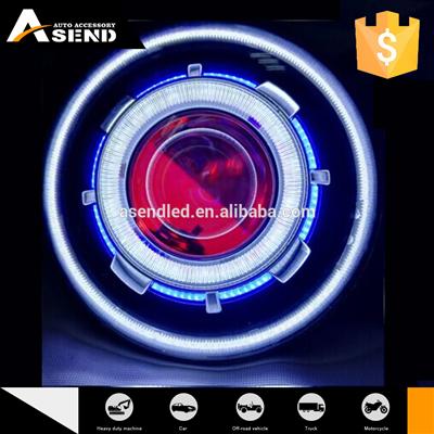 hid xenon bulk projector lens for Harley driving light 7inch round headlamp