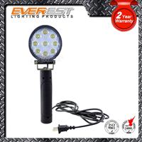 High Bright Round Portable 27W LED Work Light with Handle