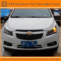 High Quality New Arrival LED DRL Strip for Chevrolet Cruze LED Eyebrow for Chevy Cruze Daytime Running light 2009- 2013