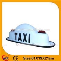 Durable led lamp type taxi cab top sign