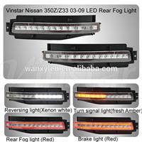 Clear or Smoked Lens All-In-One 3D light bar led brake Light ,LED Turn Signal, Backup Reverse Assembly for 350z 03-09