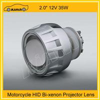 2013 LED double angel eyes bi xenon projector lens