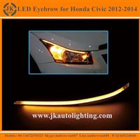High Quality New Arrival LED DRL Strip for Honda Civic LED Eyebrow for Honda Civic Daytime Running light 2012-2014