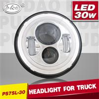 7 Inch Round Hi Low beam car LED Headlight for truck as JW SPEAKER STYLE