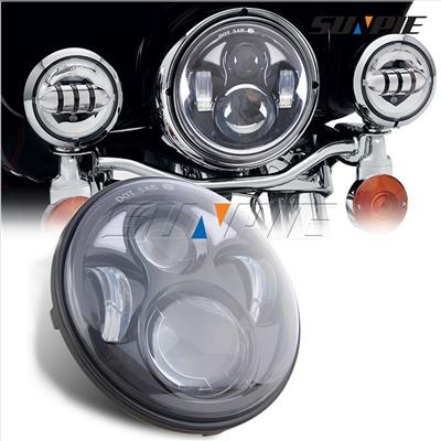 2015 New Arrival 5.75 led headlight, Hi/low beam all in one 40w for Harley Davidsion