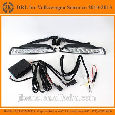 Best Selling LED DRL Fog Light Excellent Quality LED Daylight for VW Volkswagen Scirocco