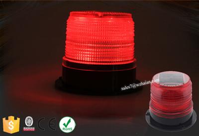 Bright Rotating Solar LED Warning Beacon Lights/Red Traffic Signal Strobe Beacon For Cars